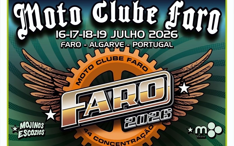 Revelados os principais detalhes da 44.ª Concentração de Faro, de 16 a 19 de julho