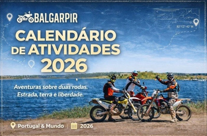 Balgarpir divulga calendário de atividades para o 1.º semestre de 2026