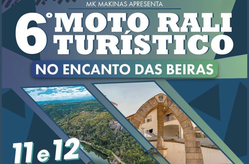 MK Makinas realiza o seu 6.º Moto Rali Turístico, dias 11 e 12 de julho