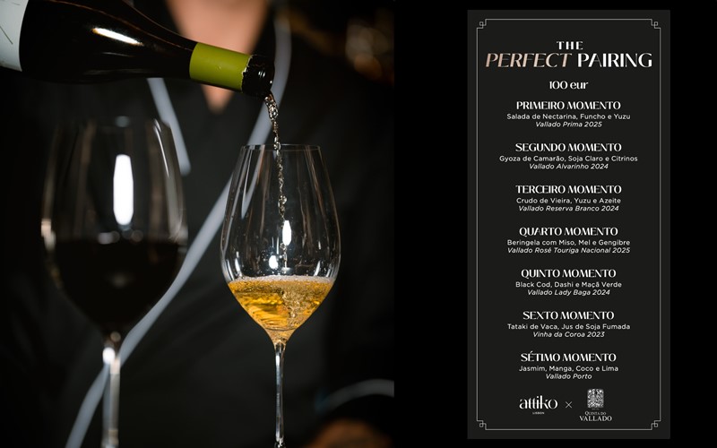 ATTIKO Lisbon apresenta The Perfect Pairing: Uma experiência vínica e gastronómica exclusiva