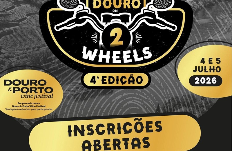 Permanecem abertas as inscrições para a 4.ª edição do Passaporte Douro On2Wheels, a realizar nos dias 4 e 5 de julho
