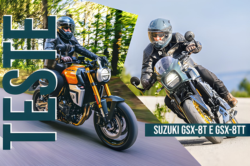 Video Teste Suzuki GSX-8T/8TT - Ritmo Vintage