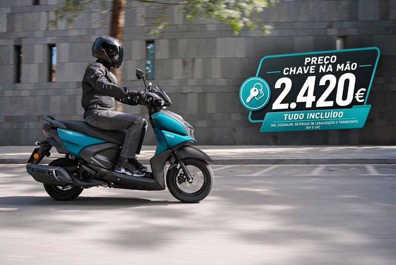 Yamaha RayZR 125 por 2.420€, chave na mão