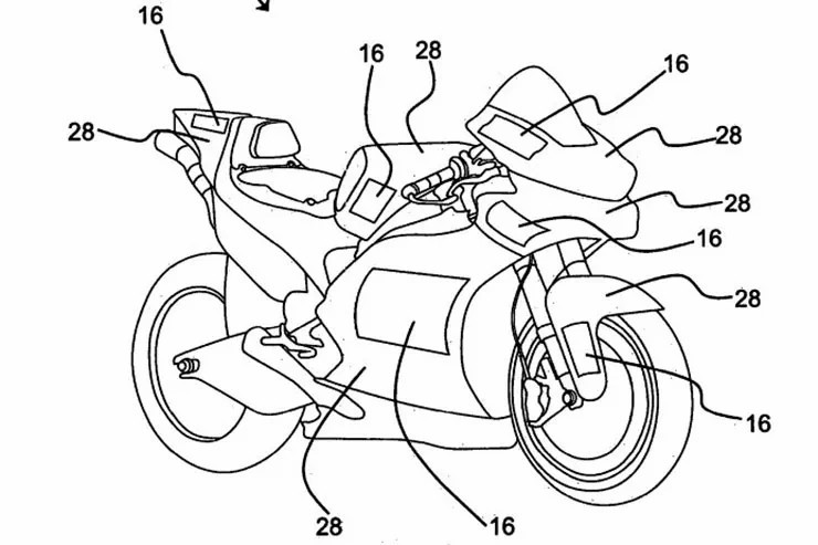 Desenho da competição de moto