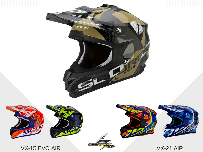 Capacetes Scorpion VX-15 EVO AIR e VX-21 AIR - MotoNews - Andar de