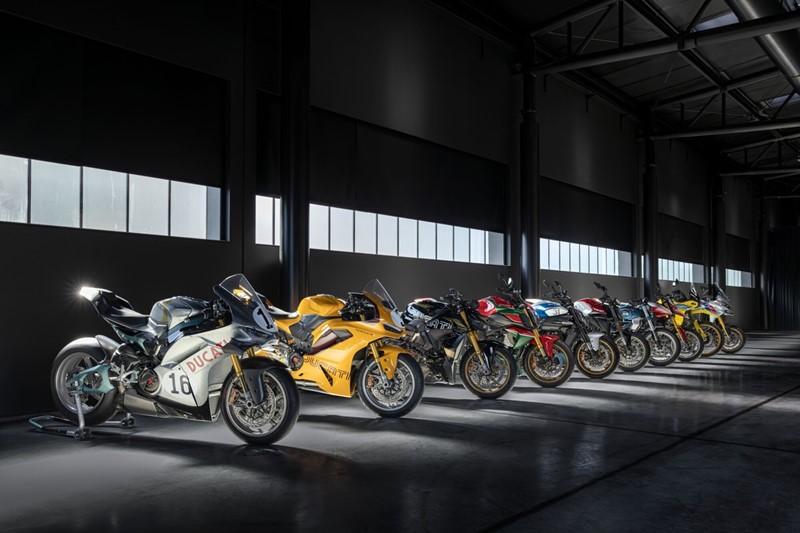 Ducati revela a Coleção 100: dez ícones contemporâneos que celebram 100 anos de história