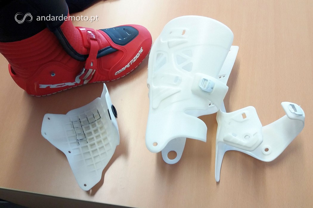 O sistema Double Flex Control, aqui ainda em fase de protótipo.