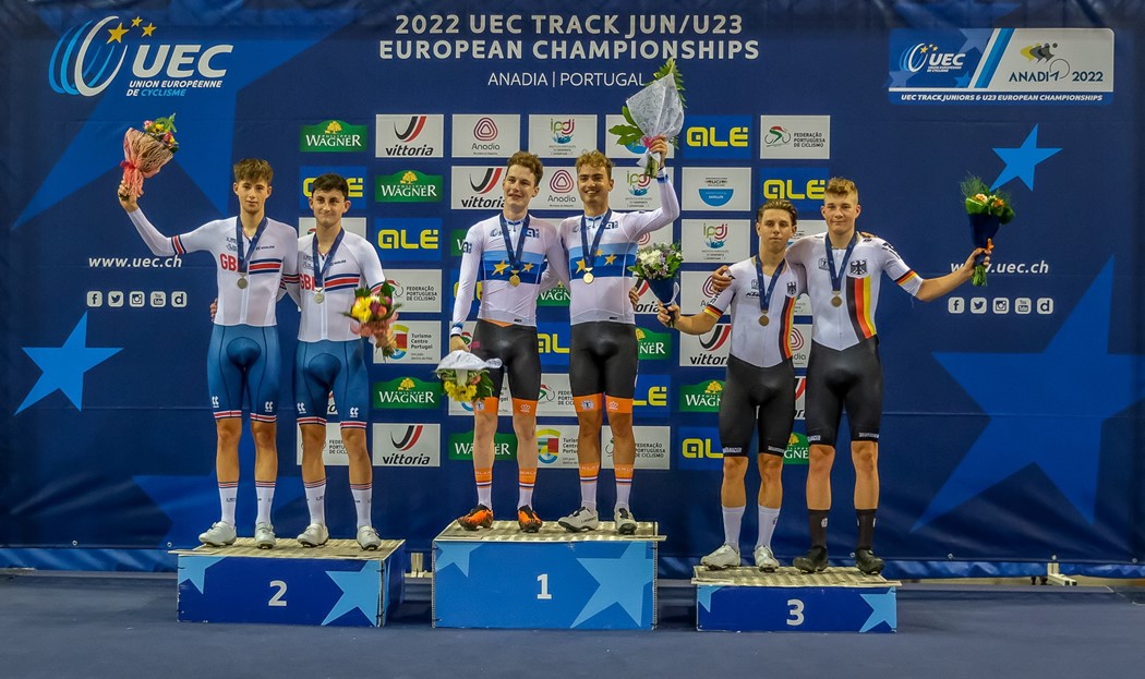 Pódio Madison Masculino