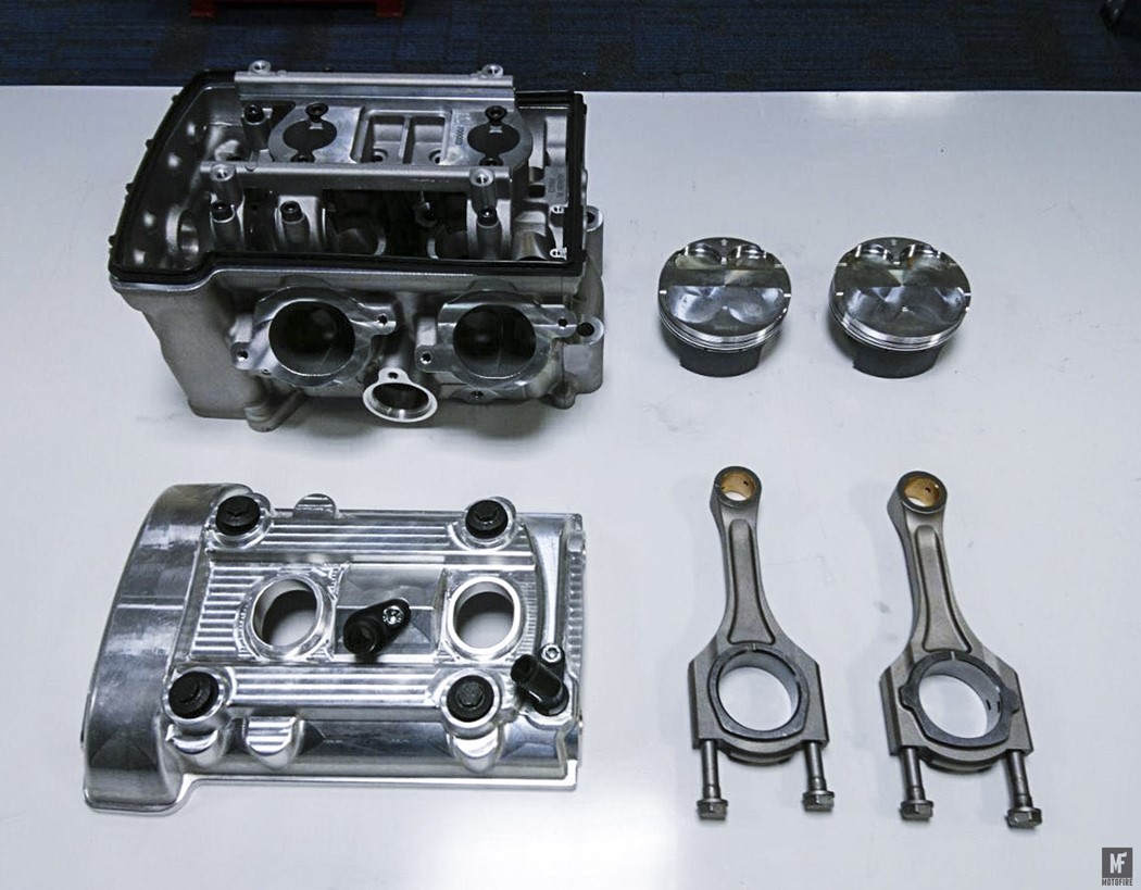 O novo motor bicilíndrico paralelo de 650cc vai dar origem a uma nova gama de motos Norton