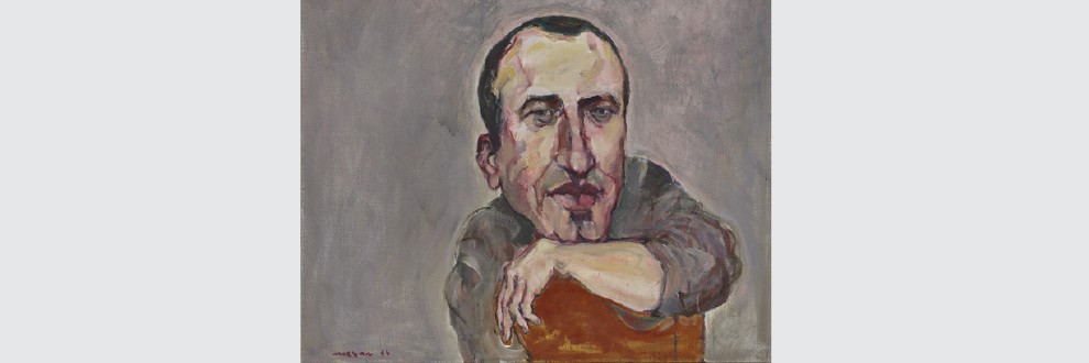 ©Marwan, Selbstbildnis [Autorretrato], 1964. Óleo sobre tela, 100 x 81 cm. Coleção privada. Foto: Jörg von Bruchhausen