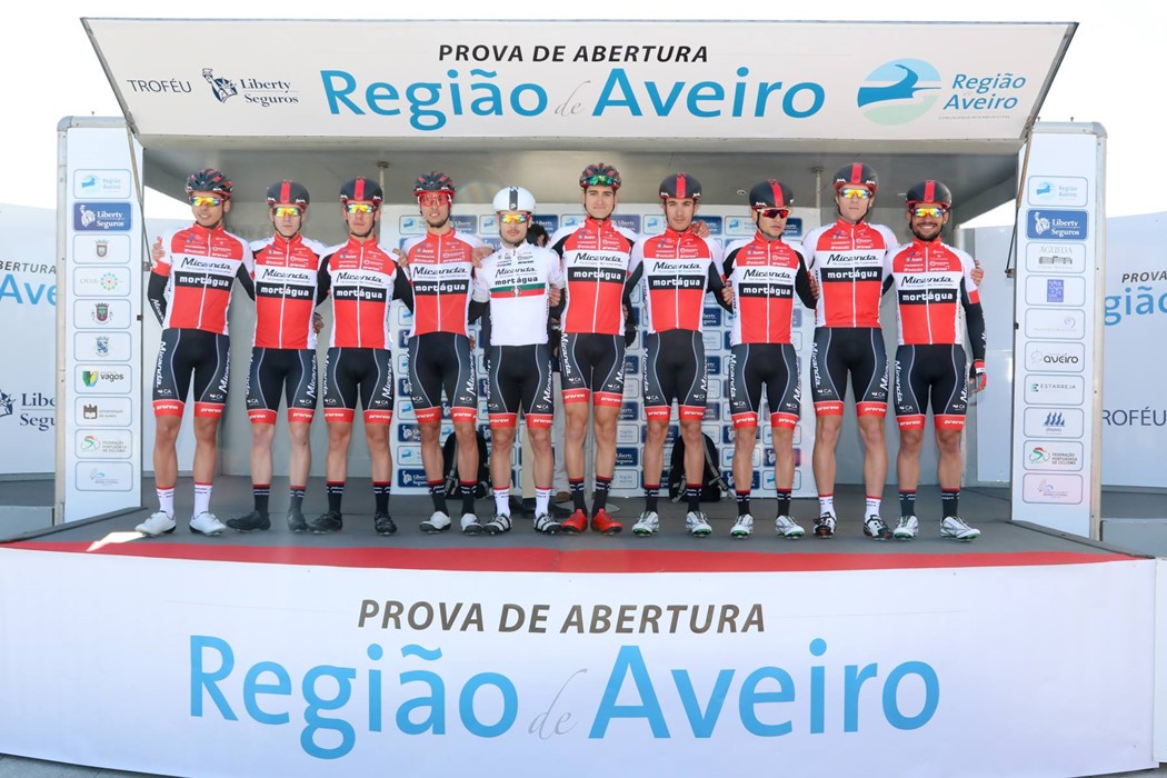 Equipa Continental UCI Miranda-Mortágua estreou a época de 2018 com 10 ciclistas na Prova de Abertura