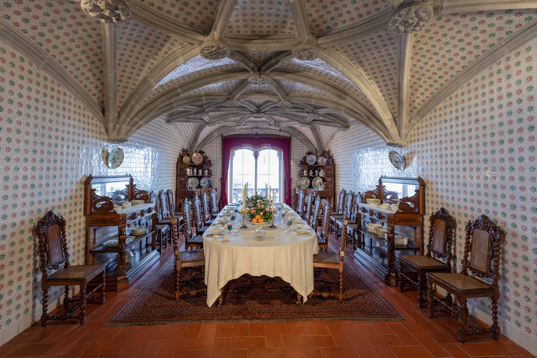 Sala de Jantar Palácio Nacional da Pena © PSML Luis Duarte