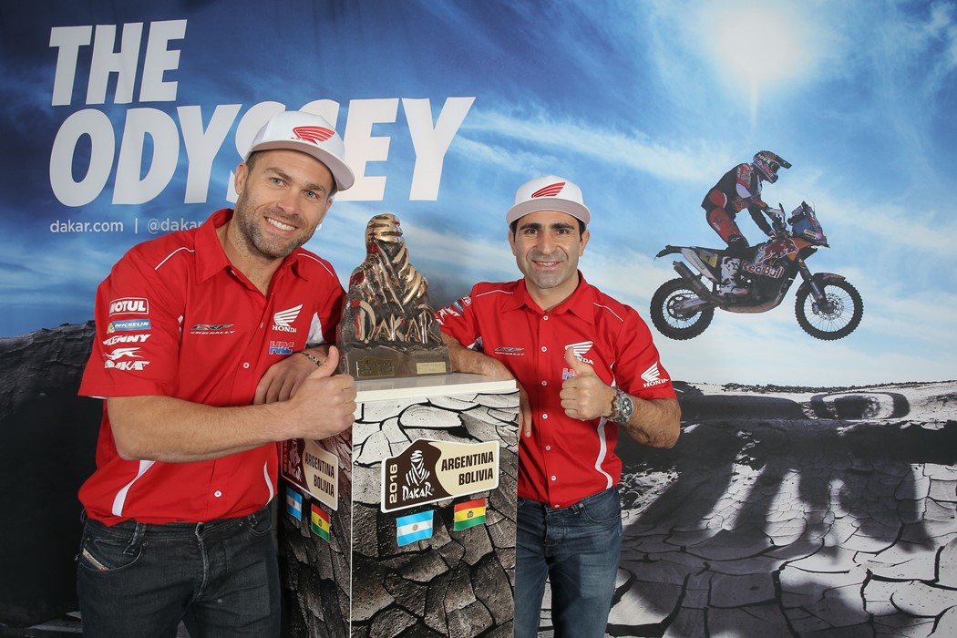 Paulo Gonçalves e Michael Metge