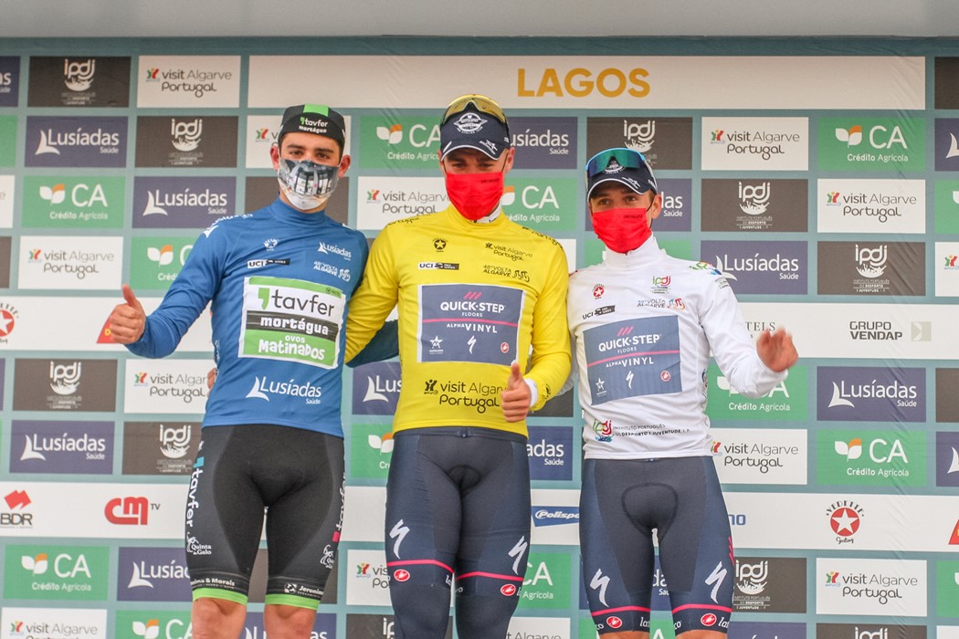João Matias, Fabio Jakobsen e Remco Evenepoel