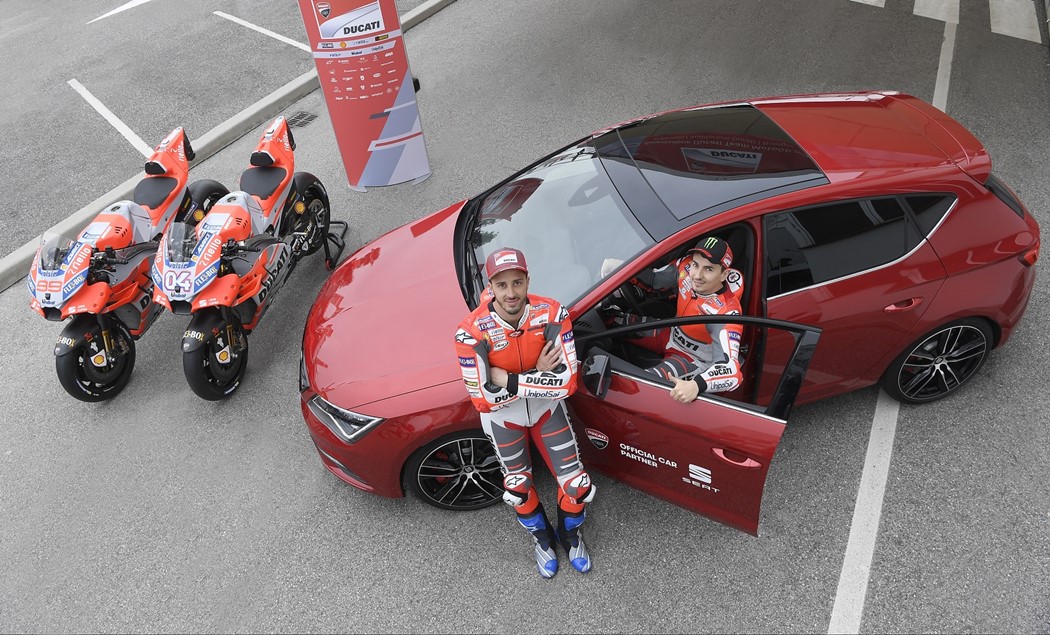 Seat e Ducati parceiras no MotoGP 2018