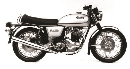 A Norton Interstate de 1977 já trazia discos