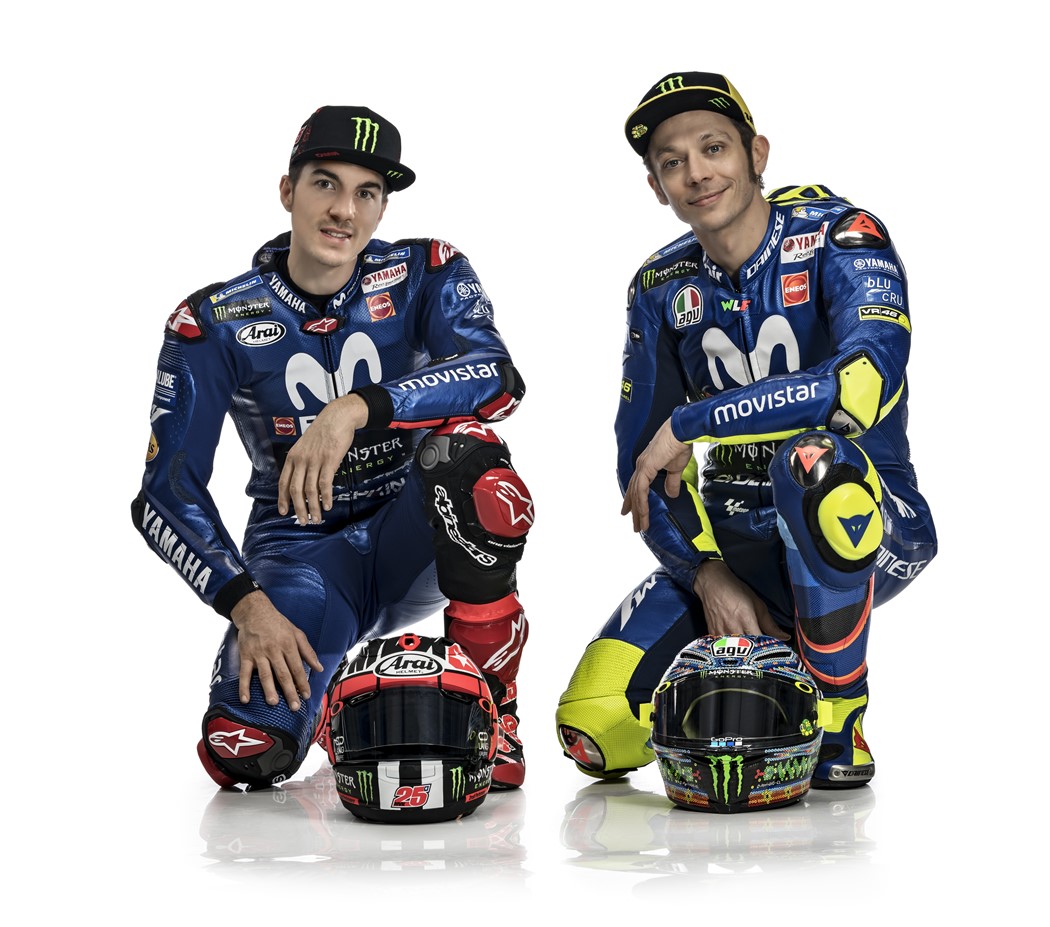 Moto GP - Yamaha apresenta moto de Rossi e Viñales para 2018