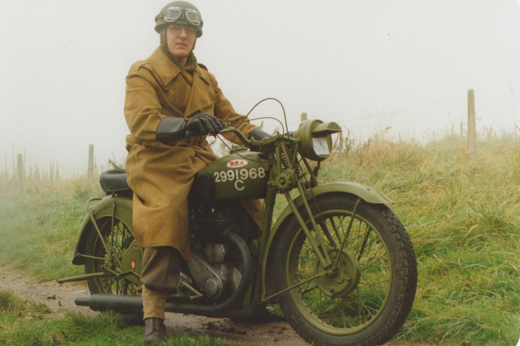 Na II Guerra Mundial já foi possível observar soldados equipados com motos bastante competentes