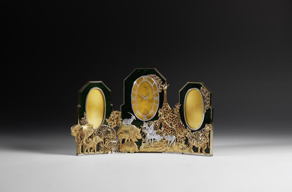 Lote 141: Relógio de Mesa em ouro da ASPREY & Co Ltd