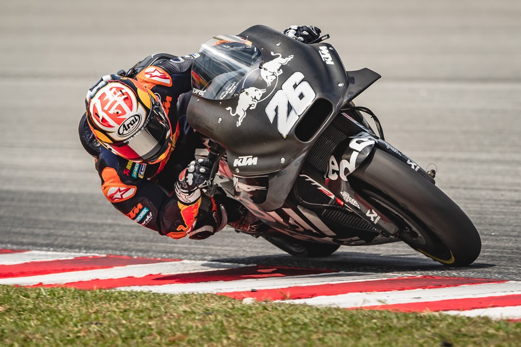 Dani Pedrosa a testar a KTM RC16