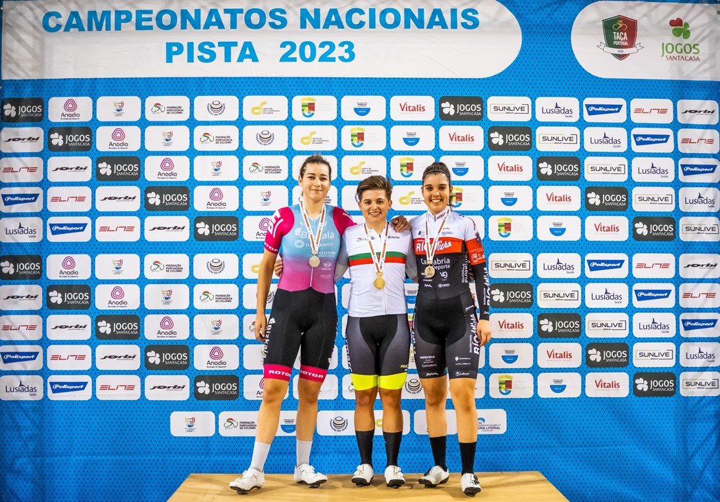 Pódio Omnium Feminino