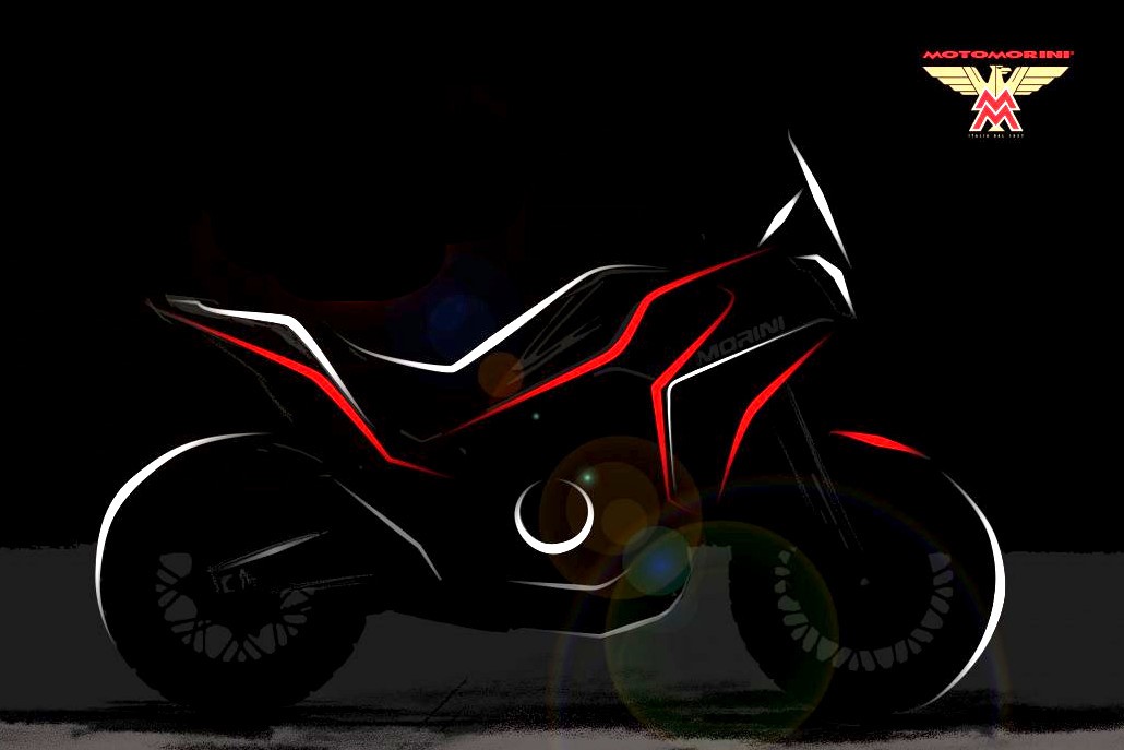 A Imagem agora revelada daquela que será a versão Adventure da nova gama de motociclos de média cilindrada da Moto Morini