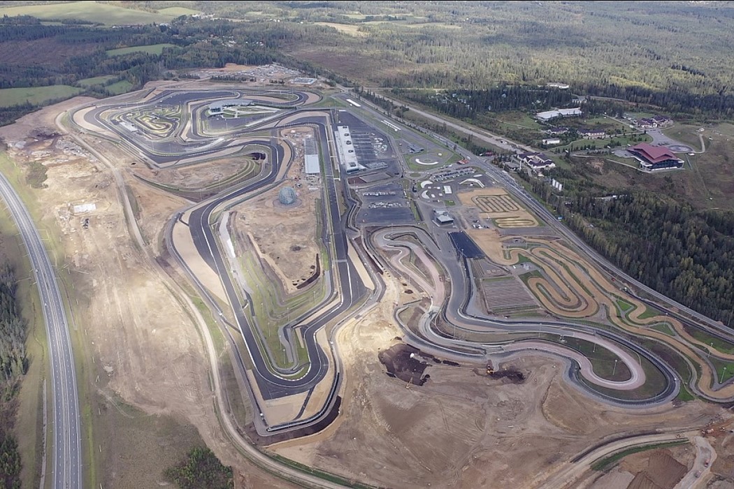 Circuito de Igora Drive na Rússia, perto de São Petersburgo