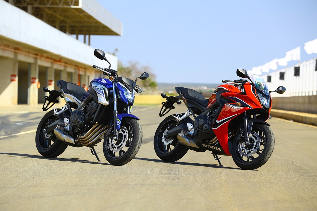 Com novo visual, CB 650F e CBR 650F ganharam mais potência e esportividade no modelo 2018