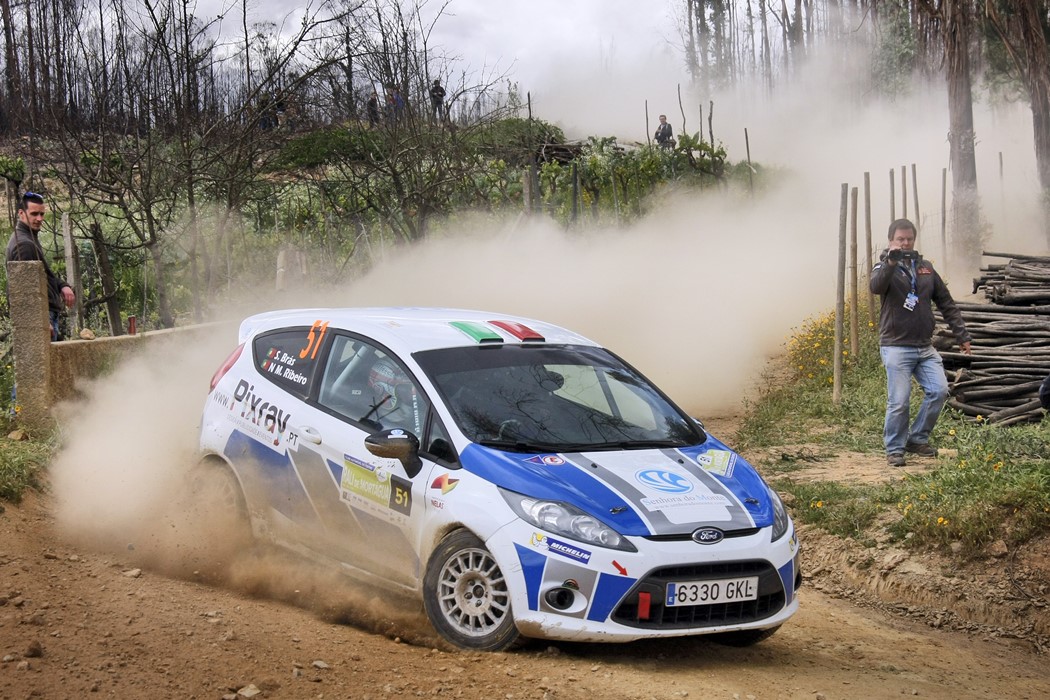 Dupla Sérgio Brás/ Nuno Mota Ribeiro no Rali de Mortágua 2018