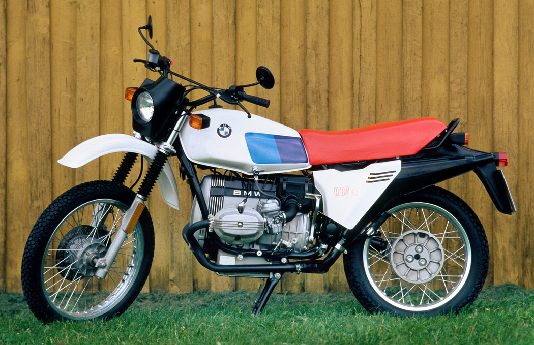 A versão base da BMW R80 G/S de 1981