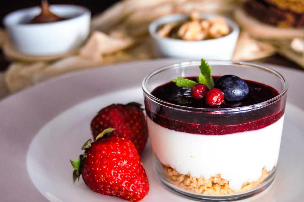 Mousse de Iogurte e Chocolate Branco