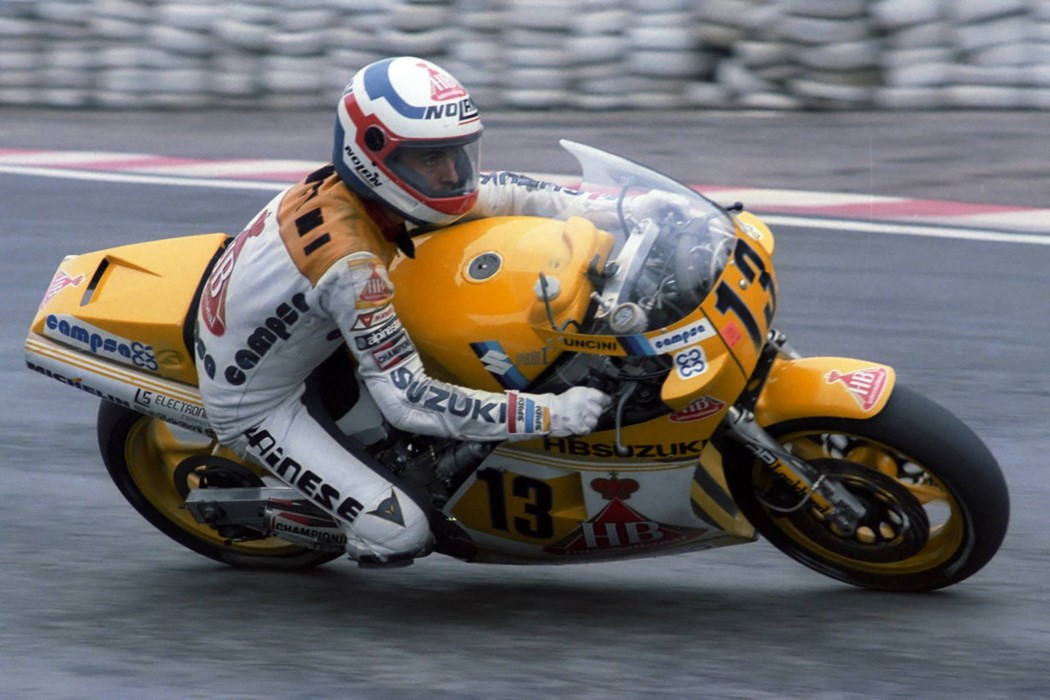 Franco Uncini foi o Campeão seguinte da RG500