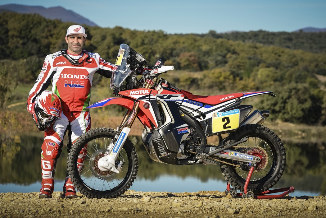 Paulo Gonçalves e a nova Honda CRF 450 Rally