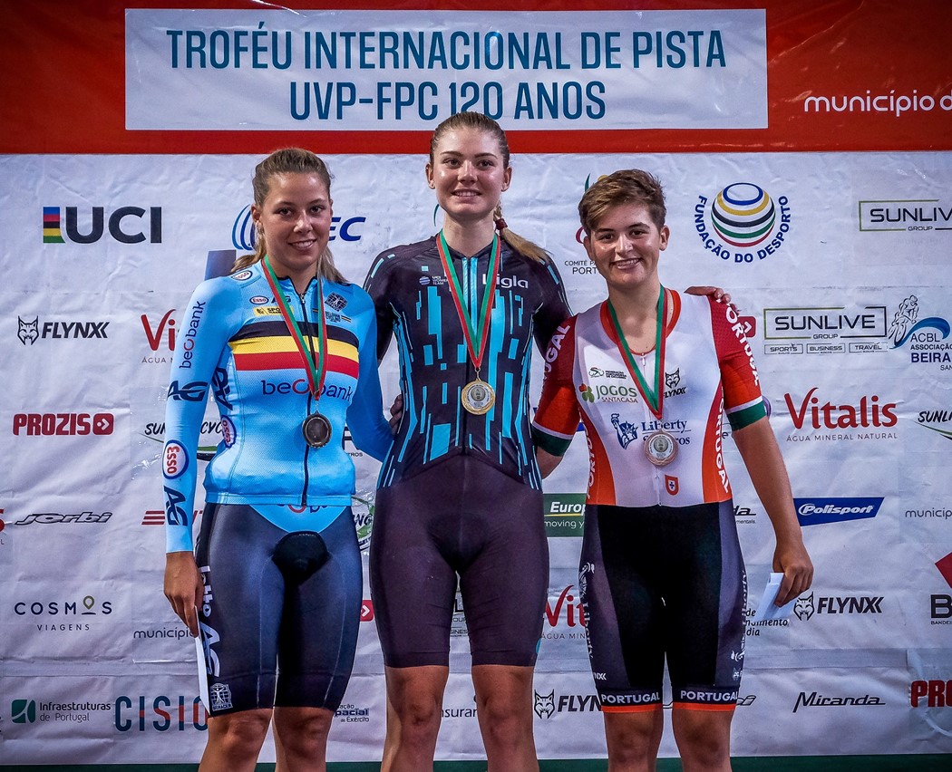 Pódio Omnium Feminino