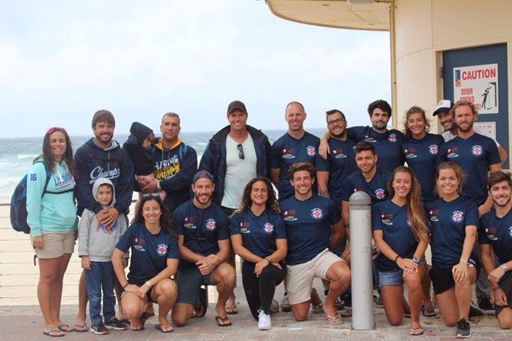 Hoppo com os atletas da Seagull Rescue