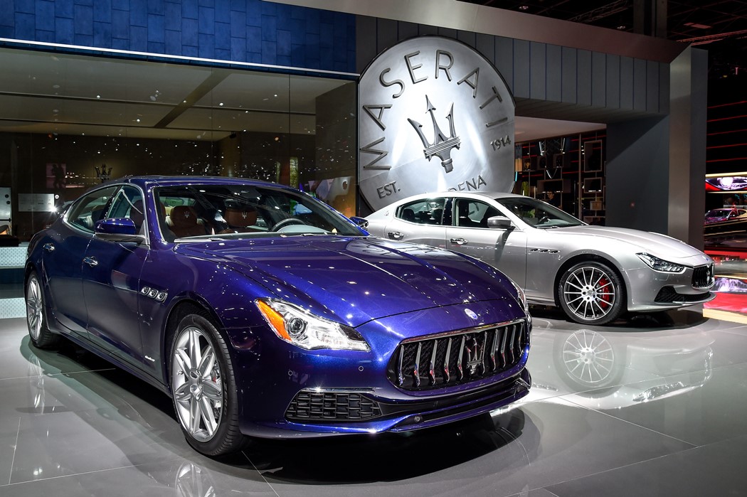 Maserati Quattroporte GranLusso e Ghibli 2016 no Salão Automóvel de Paris