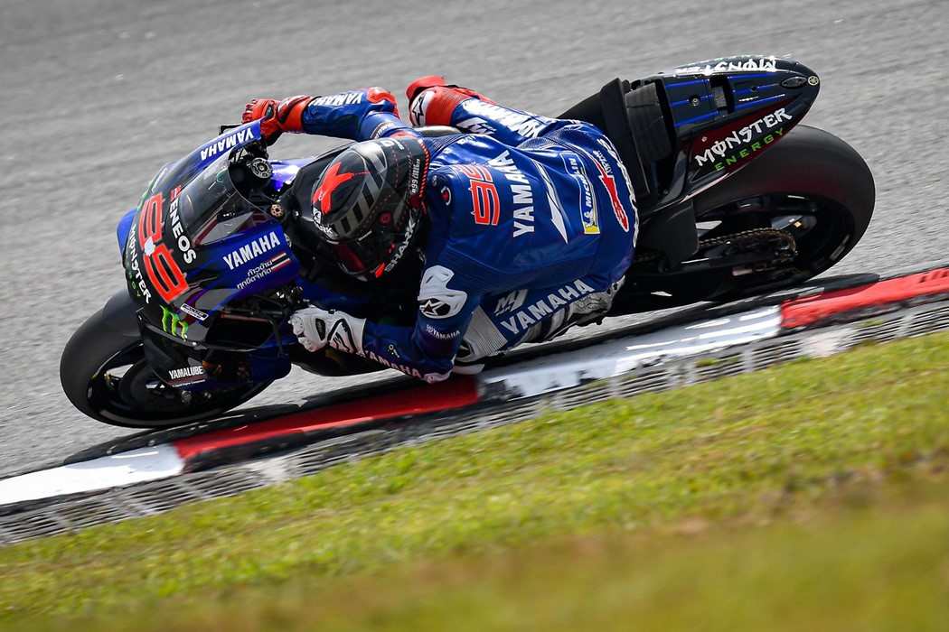 Lorenzo testou pela primeira vez com a Yamaha em Sepang