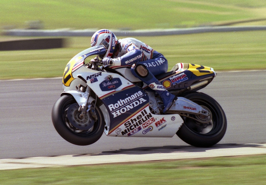 Gardner tornou a NSR500 nuam moto feroz, a seu gosto