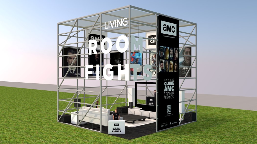 O original stand da AMC na Comic Con Portugal