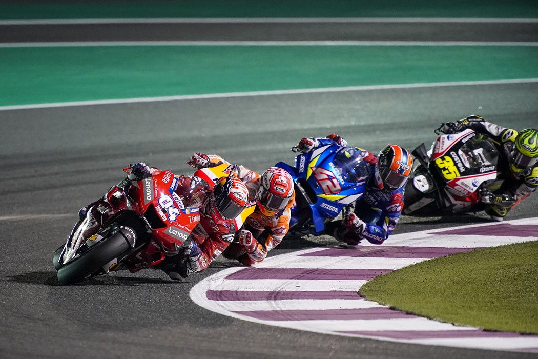 Moto GP - Qatar: Aprilia com excelente resultado na primeira corrida do ano  - Desporto - Andar de Moto