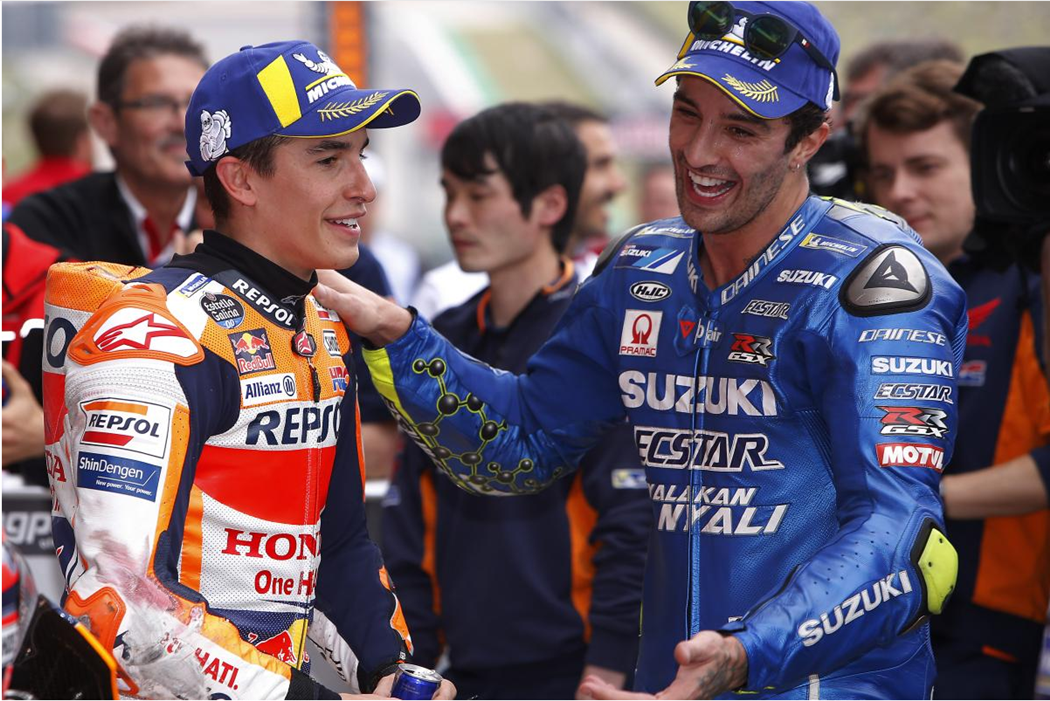 Iannone, radiante com terceiro na Suzuki
