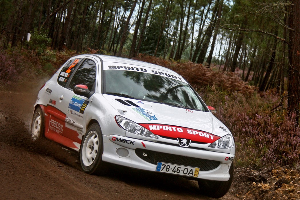 Manuel Pinto aos comandos do Peugeot 206 no Rallye de Arganil 