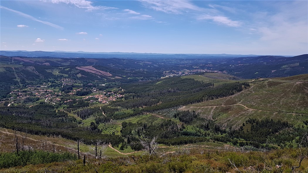 Vista da Serra da Lousã para sul