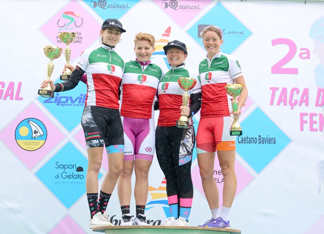 Daniela Campos, Maria Martins, Elisete Sousa e Fiona Hunter