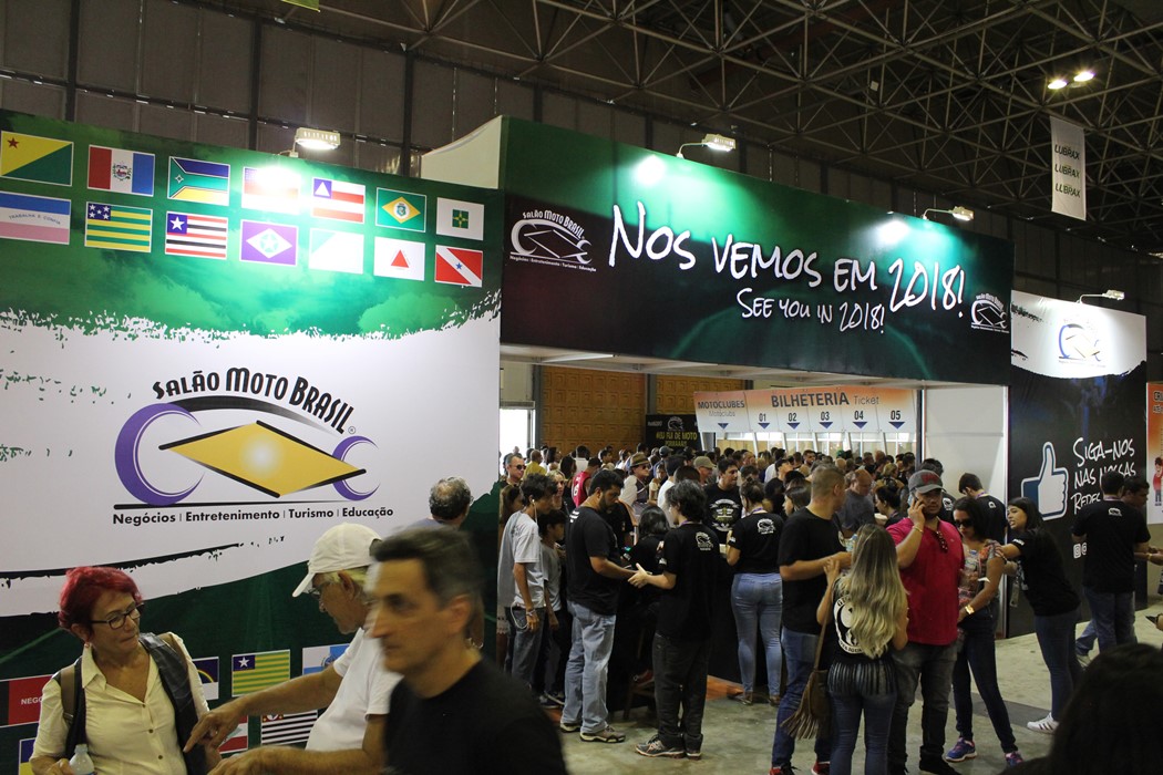 Seis montadoras já confirmaram presença no Salão Moto Brasil 2018.  Divulgação / Salão Moto Brasil 
