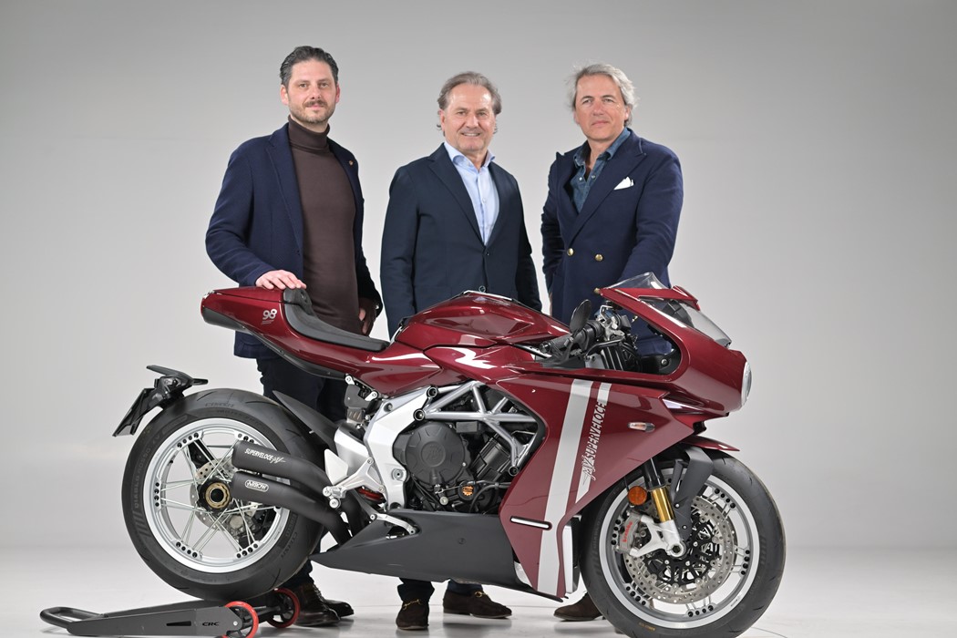 Boardda MV Agusta: Luca Martin, Hubert Trunkenpolz e Filippo Bassoli
