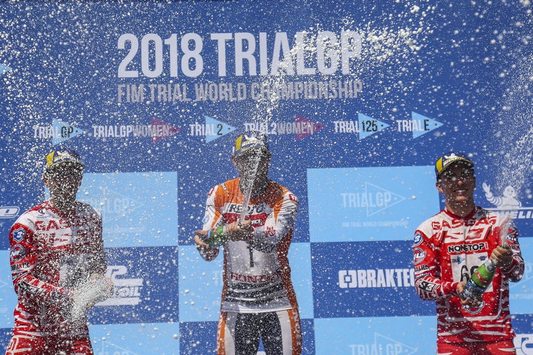 Toni Bou, Jeroni Fajardo e Jaime Busto