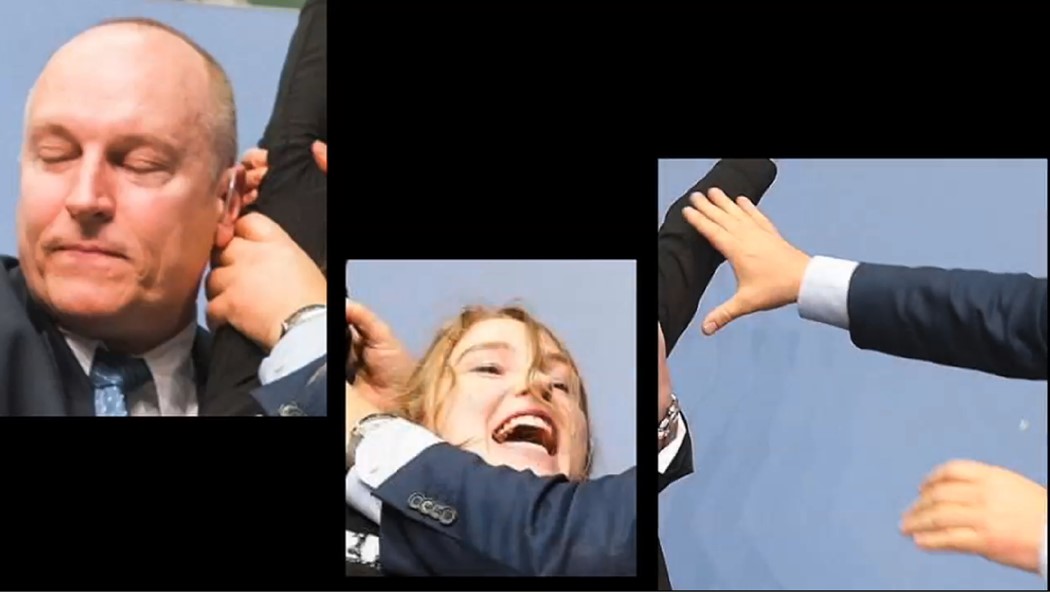 Patricia Almeida do video 'Today, I am just a butterfly sending you a sentence (2015)