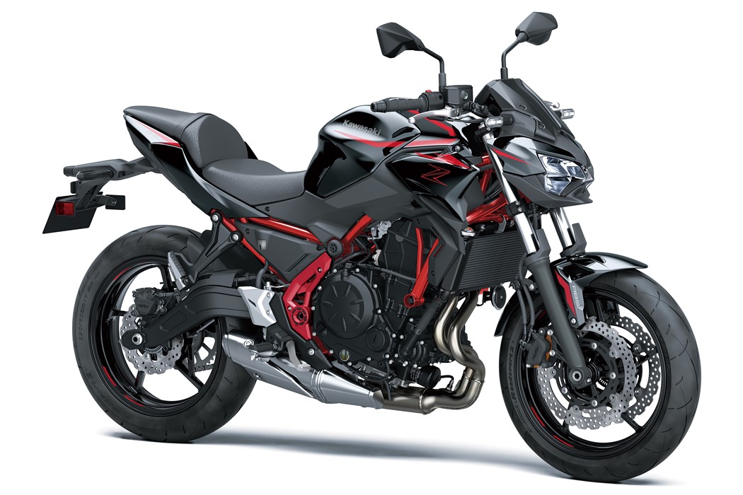 Kawasaki Z650 Metallic Spark Black/Red