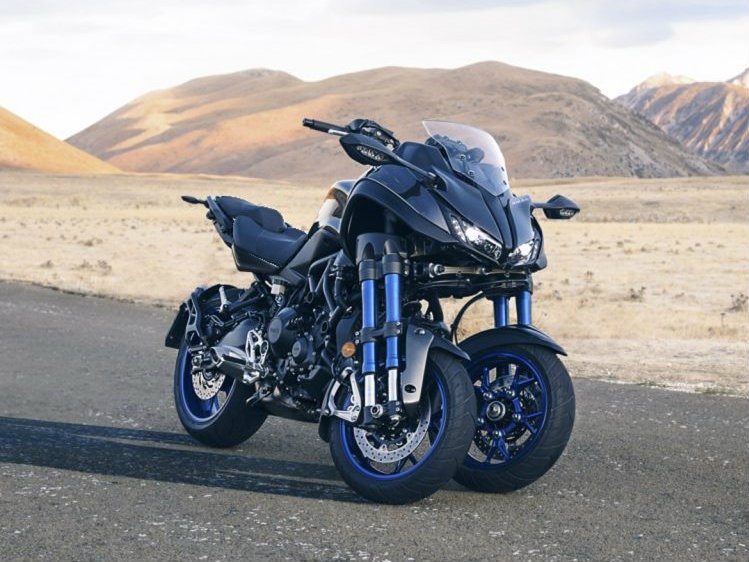 A curiosa Yamaha Niken de 3 rodas